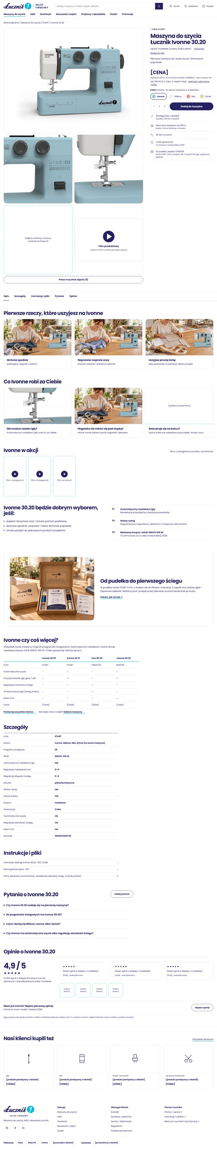 Nowa karta produktu Ivonne 30.20, pełny widok